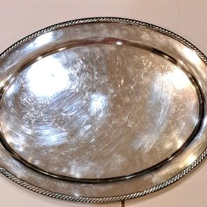 Vintage Reed & Barton EPNS 1948 Monogrammed Serving Tray